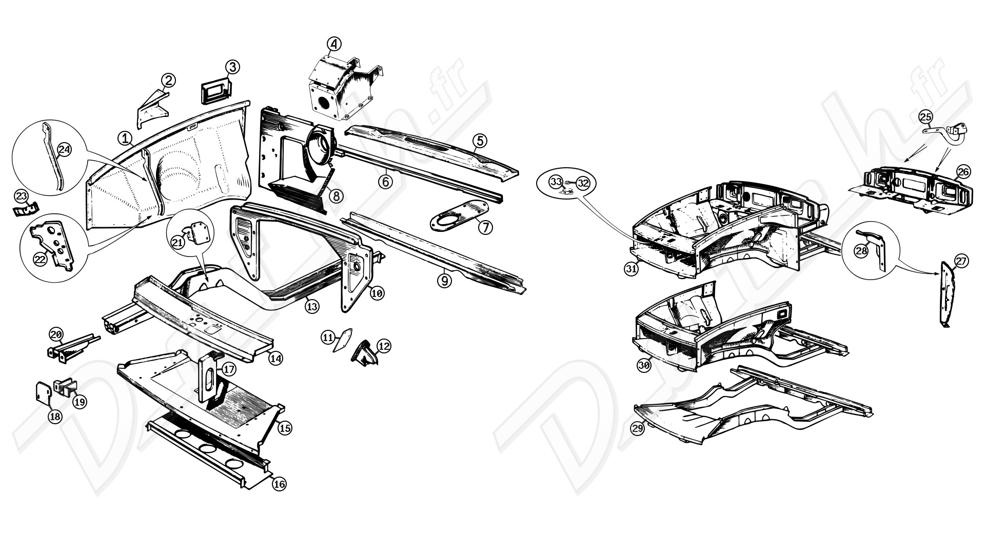 FRONT CROSSMEMBER MGB