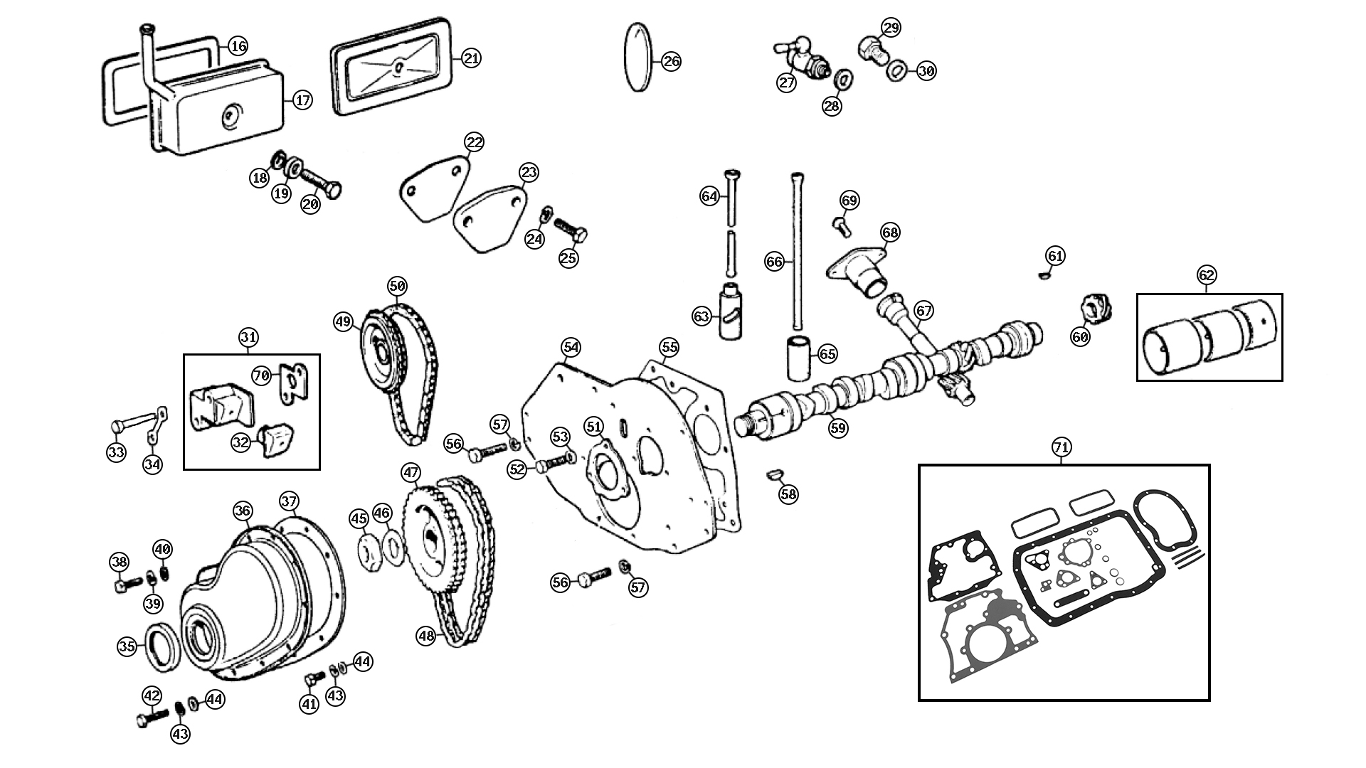 ENGINE TOP END MGB