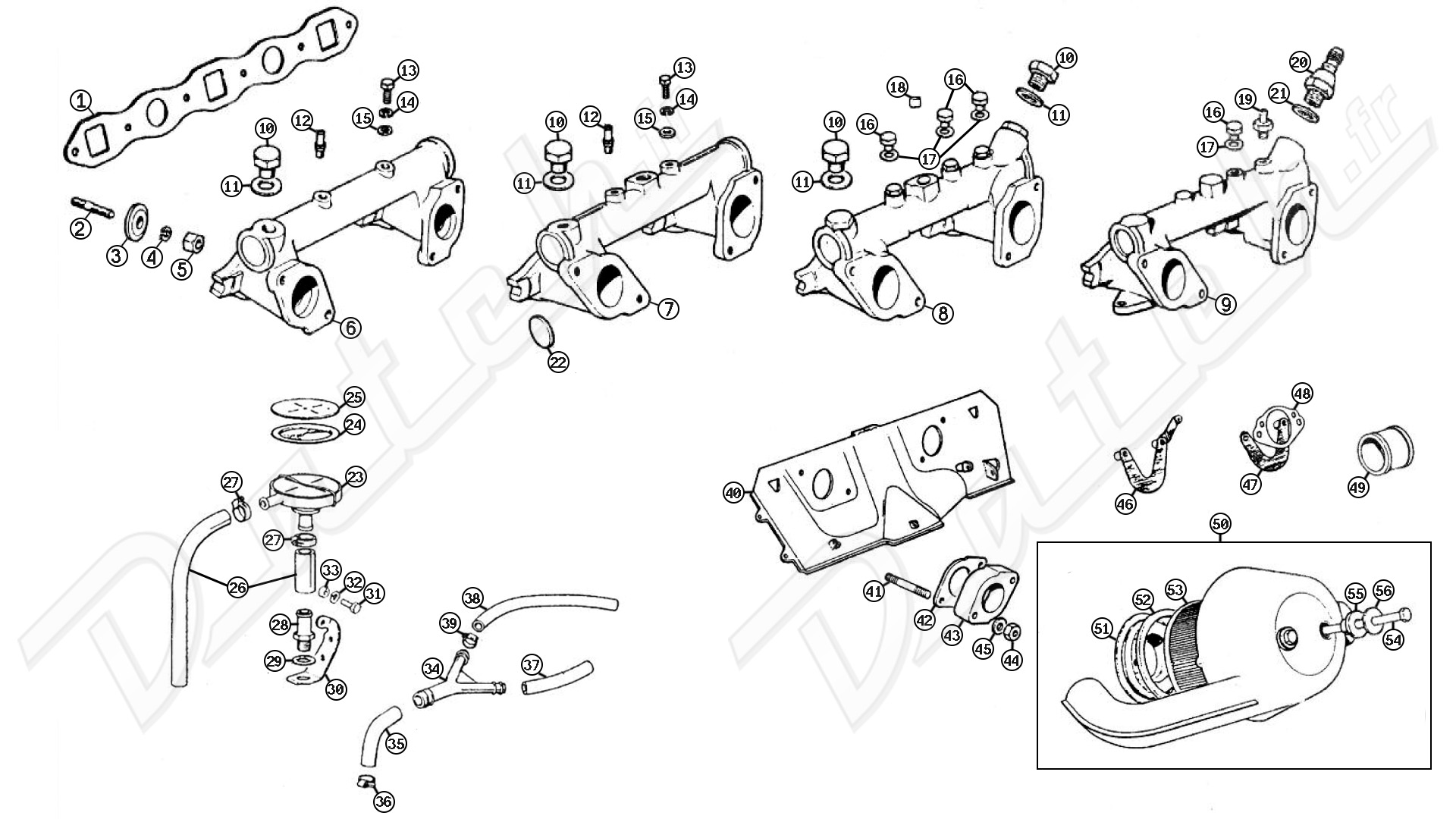 INLET MANIFOLDS MGB