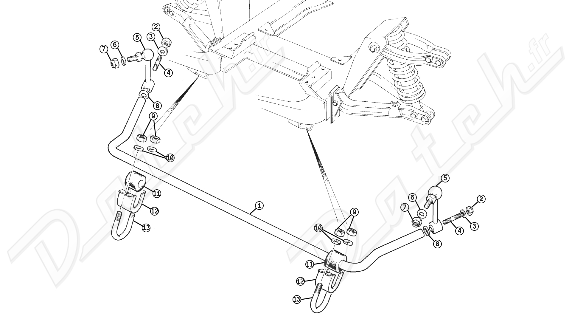 BARRE ANTI-ROULIS SPITFIRE