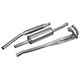 ECHAPPEMENT MGB (ORIGINE) 3-PIECES (COMPLET) (SANS KIT DE MONTAGE)