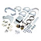 KIT DE MONTAGE D'ECHAPPEMENT MGB (PARE-CHOC CHROME)