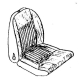 GT6 MK3 SEAT KIT CLOTHRECL BLACK