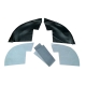 GARNITURE DE PASSAGE DE ROUE (ARRIERE) TR6 1973-1976 (NOIR)