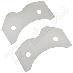 CACHE POUSSIERE DISQUES SPITFIRE 1967-1980 (INOX) PAIRE (EXTENSION)