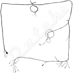 LOOM-BODY U/H 69-72 TR6 PVC