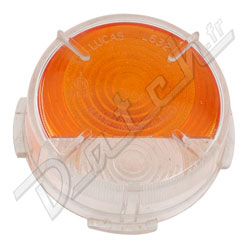 CABOCHON DE FEU TYPE LUCAS (L632) BLANC/ORANGE