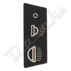 AUTOCOLLANT DE CACHE COLONNE  SPITFIRE-TR4-TR5-TR6 (PHARE) CAG