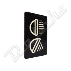 AUTOCOLLANT DE CACHE COLONNE  SPITFIRE-TR6 (CODE/PHARE) CAG