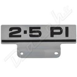 BADGE DE MALLE TRIUMPH 2,5L "2.5 P.I"