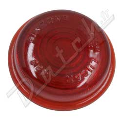 CABOCHON DE FEU TYPE LUCAS (L488) ROUGE (VERRE)