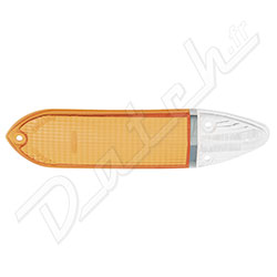 CABOCHON DE FEU TYPE LUCAS (L652) ORANGE/BLANC (AVANT)