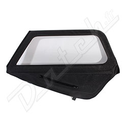 VITRE DE PORTE/SIDE SCREEN TR2 (COMPLET) NOIR (GAUCHE)