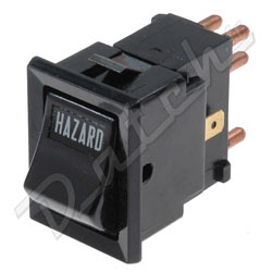 INTERRUPTEUR RECTANGULAIRE (WARNING) MGB "HAZARD"