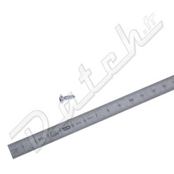 VIS TOLE CRUCIFORME "P.C.T.R" 4 x 13mm (0-1/2) CHROME