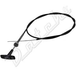 CABLE D'OUVERTURE DE CAPOT SPRITE&MIDGET 1978-1979 (BOUTON T)