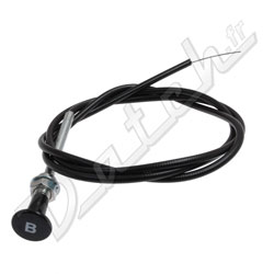 CABLE D'OUVERTURE DE CAPOT MGB 1962-1980 (BOUTON "B")