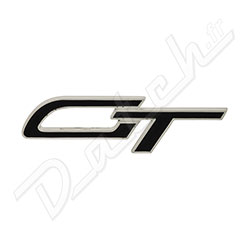 BADGE DE HAYON "GT" NOIR