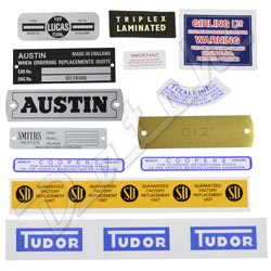 KIT AUTOCOLLANTS AUSTIN-HEALEY BN7-BJ7-BJ8