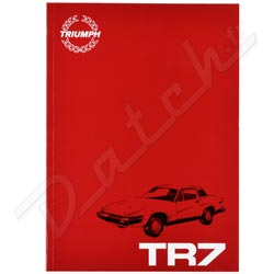 LIVRE/MANUEL D'ATELIER TR7