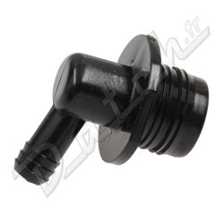 RACCORD DE DURITE DE SERVO-FREIN (SERVO) ANTI-RETOUR 90°