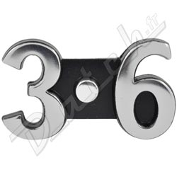 BADGE/SCRIPT DE MALLE JAGUAR "3.6"