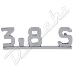 BADGE/SCRIPT DE MALLE JAGUAR "3.8 S" TYPE-S