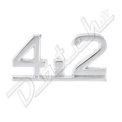 BADGE/SCRIPT DE MALLE JAGUAR "4.2"