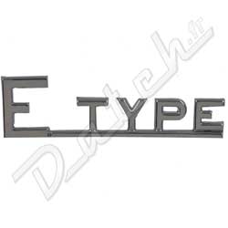 BADGE/SCRIPT DE MALLE JAGUAR "E-TYPE"
