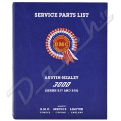 PARTS LIST-including binder