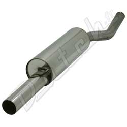 EXHAUST-BOX BIG BORE MGB
