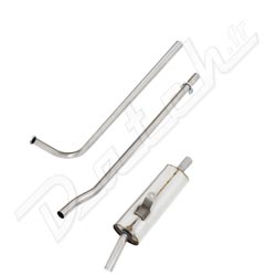EXHAUST-MID S/S 64-69(SINGLE)