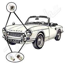  TRIUMPH SPITFIRE MK3/MK4 BULB SET