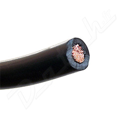 110 AMP FLEXIBLE BATTERY CABLE - BLACK