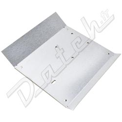 PLAQUE PARE-FEU JAGUAR TYPE-E (ECHAPPEMENT)