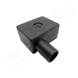 ISOLANT DE COSSE DE BATTERIE (NEGATIVE) NOIR (GAUCHE)