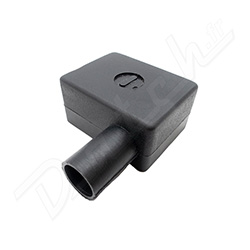 ISOLANT DE COSSE DE BATTERIE (NEGATIVE) NOIR (DROIT)