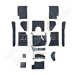 CARPET SET-Black-R.H.D