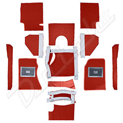 CARPET SET-RED-L.H.D (Equiv 248-730)