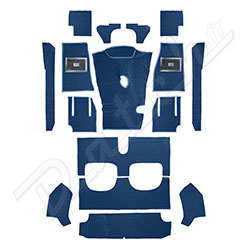 MOQUETTE AUSTIN-HEALEY (COMPLETE) BT7-BJ8 "LUXE" BLEU