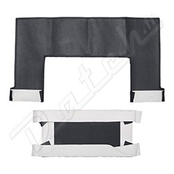 GARNITURE INTERIEURE AUSTIN-HEALEY (COCKPIT ARR) NOIR (KIT)