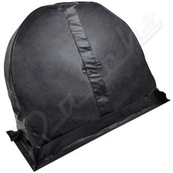 HOUSSE DE ROUE DE SECOURS (15") AUSTIN-HEALEY (NOIR)