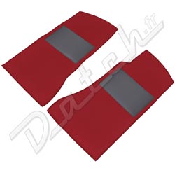 MGB 69-81 F/FOOTWELL CARPETS RED