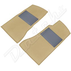 MGB 69-81 F/FOOTWELL CARPETS BISCUIT