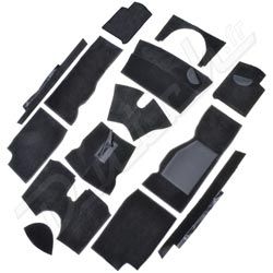 MOQUETTE TR4-TR5-TR6 "LUXE" (CAD) NOIR