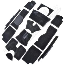 MOQUETTE TR4A-TR5-TR6 "LUXE" (CAG) NOIR