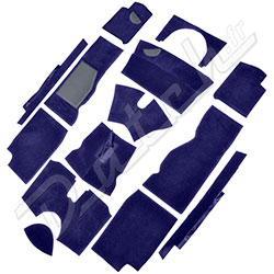 MOQUETTE TR4-TR5-TR6 "LUXE" (CAG) NAVY