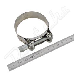 COLLIER (SANGLE/RENFORCE) DURITE/ECHAPPEMENT  59-63mm (INOX)