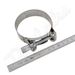 COLLIER (SANGLE/RENFORCE) DURITE/ECHAPPEMENT  63-68mm (INOX)