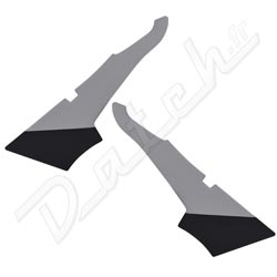 LINER-C POST PAIR GREY/BLK